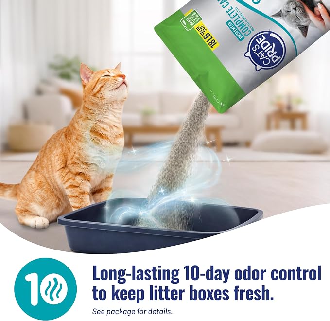 Cat's Pride Complete Care Lightweight Hypoallergenic Unscented Litter 18lb
