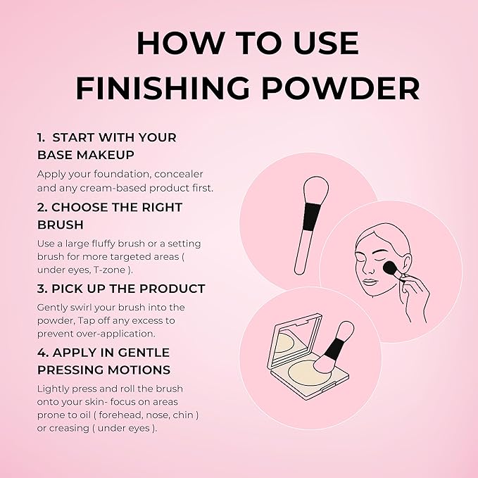 Sophia + Mabelle Finishing Powder – Lightweight Matte Setting Powder – Long-Lasting, Blurring, Buildable Face Powder for Oily Skin & Pores Powder for All Day Wear (PORCELAIN PETAL (Fair), Standard)