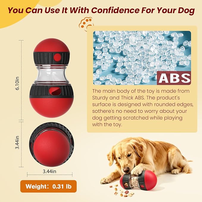 Dog Puzzle Toy, Interactive Dog Toys - Slow Feeder Puzzle Toy
