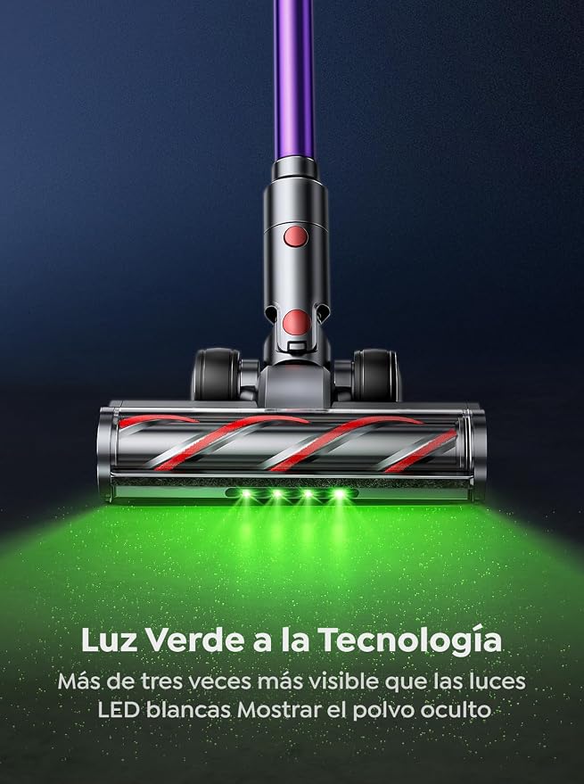 INTETURE Cordless Vacuum Cleaner, 650W 55KPA 70 Mins Vacuum Cleaners for Home, Anti-Tangle Stick Vacuum with Touch Screen, Wall Mount Charging, Upgraded Vacuum Cordless for Pet Hair/Carpet/Floors