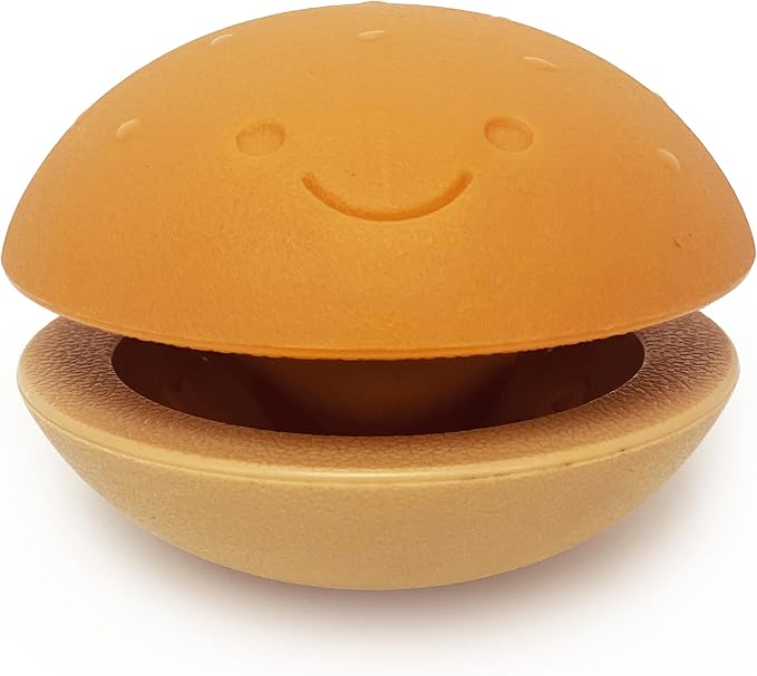 Nylabone Strong Chew Bun Treat Toy, Cheeseburger Flavor, Medium