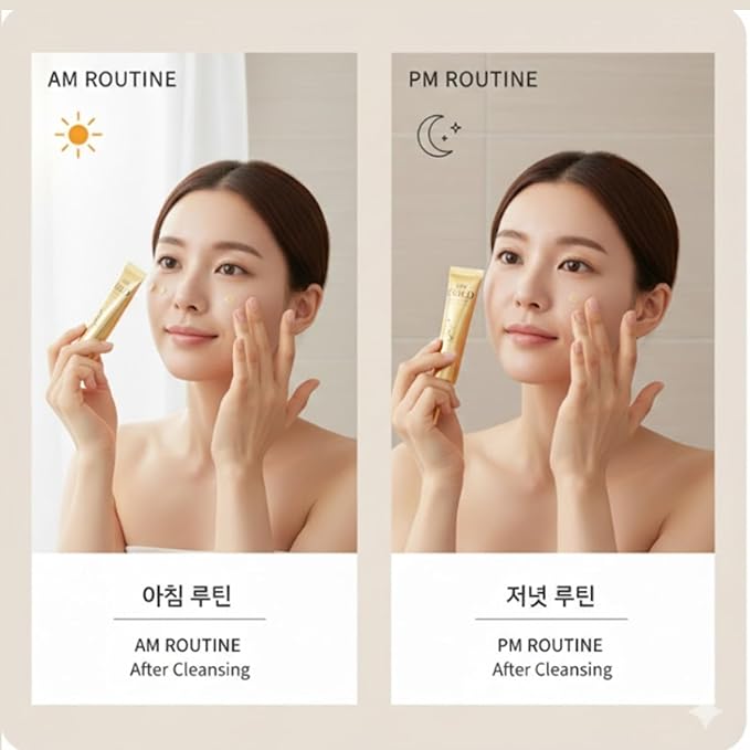 LEBELAGE 24K Gold Eye Cream [2 Pack] - K-Beauty Anti-Aging Korean Skincare with Pure Gold - Firming & Hydrating Under Eye Cream for Dark Circles, Puffiness and Wrinkles (1.35 fl.oz x 2)