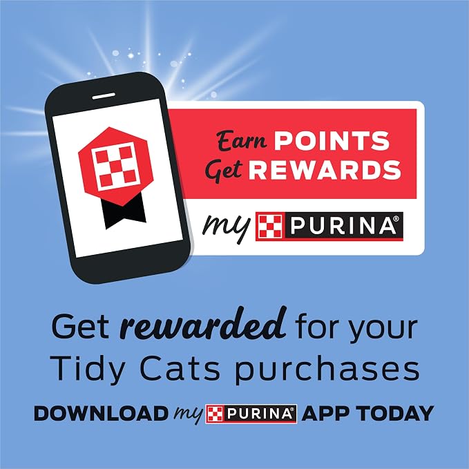 Purina Tidy Cats LightWeight 24/7 Performance Odor control, Multi-Cat, Clumping, 99.9 Percent Dust Free Cat Litter - 6 lb. Jug
