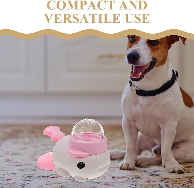 DOITOOL Dog Treat Dispenser Automatic Feeding Interactive Whale Shaped Slow Feeder with Precise Portion Control and Sturdy Abs Material Training and Home Use