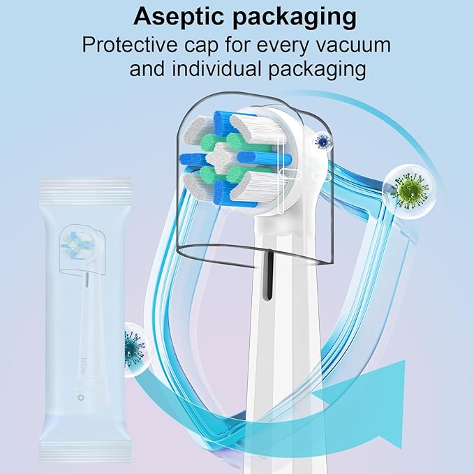 iO Replacement Heads Compatible with Oral b iO 2/3/4/5/6/7/8/9/10 Series Electric Toothbrush,Gum Care Toothbrush Head Compatible with Oral b iO Replacement Heads