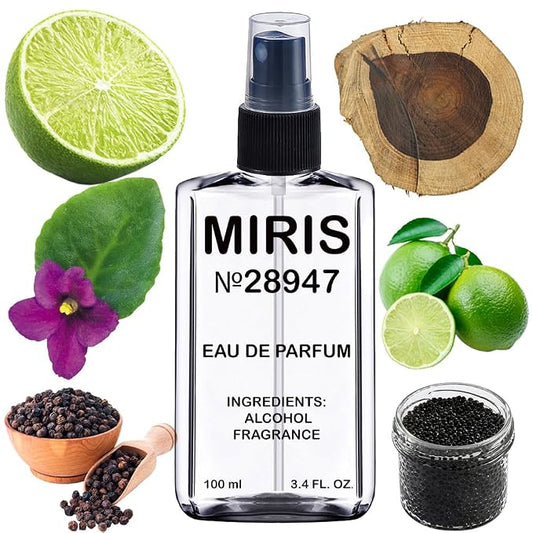 MIRIS No. 28947, Inspired by 212 Vip Men Wild Party, Long-Lasting Eau de Parfum for Men, Spray 3.4 Fl Oz / 100 ml