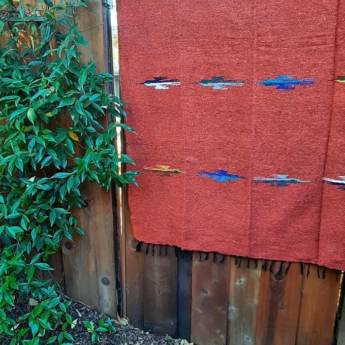 Open Road Goods Mexican Thunderbird Yoga Blanket, Handwoven Throw for Yoga, Meditation, and Home Décor – Versatile Blanket for Beach, Picnic, Camping, or Outdoor Use