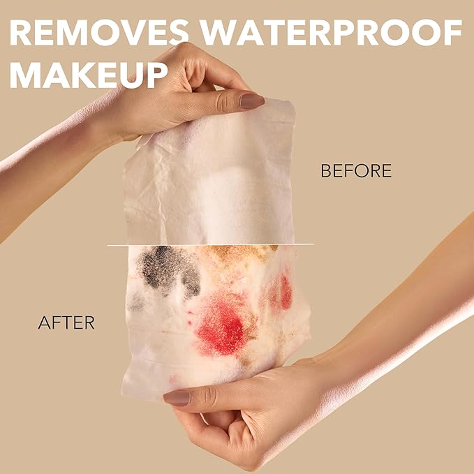 mivida Hypoallergenic Makeup Remover Wipes Bulk with Vitamin E, 500 count (10×50) Value box, Fragrance Free Makeup Wipes for Sensitive Skin, Gently Removes Makeup & Oil, Alcohol Free Facial Towelettes