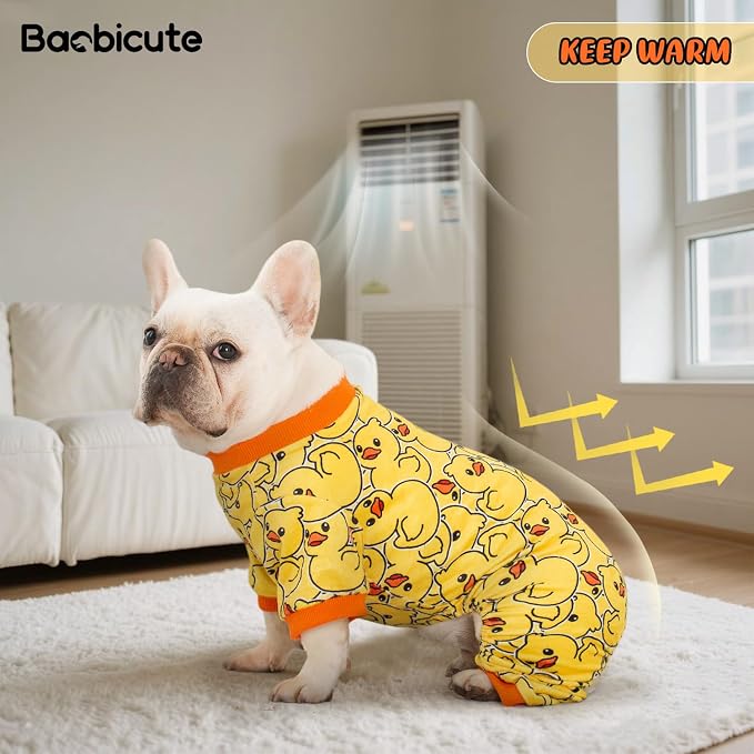 4 Pack Dog Pajamas Soft Lightweight Dog Recovery Suit Onesie Clothes for Small Medium Female Pet Boys Girls Dogs