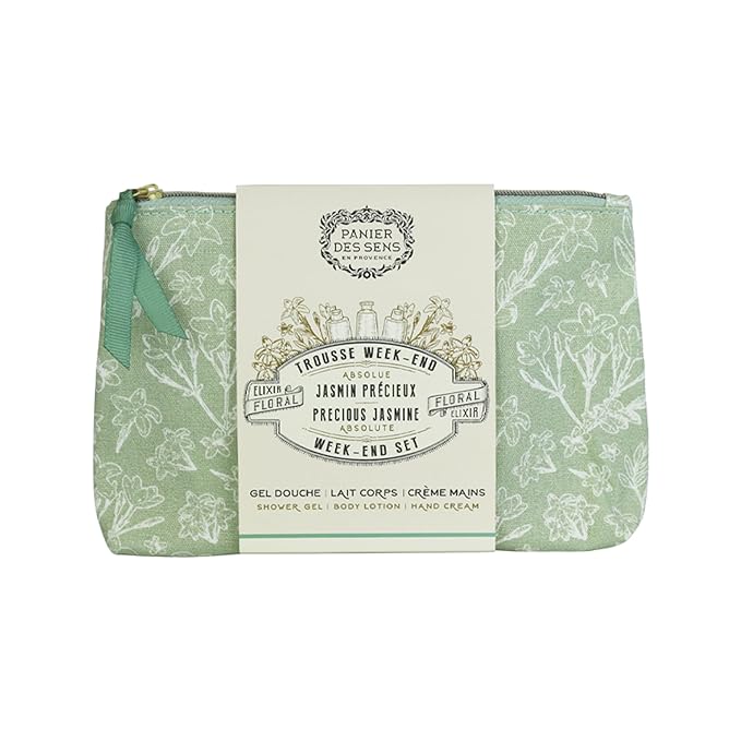 Panier des Sens Body Lotion, Moisturizer - Made in France 97% natural - 8.45 Floz/250 ml (Jasmine Set)