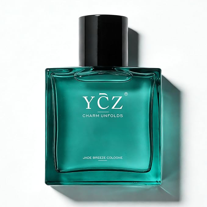 YCZ JADE BREEZE Cologne for Men – Aromatic Citrus Fragrance with Lemon, Verbena & Fresh Tea Notes, Amber & Musk Base, Long-Lasting Eau de Parfum Showcasing Unique Taste for Daily Wear, Office & Casual