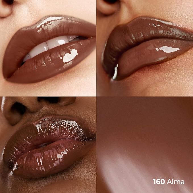 Laka Fruity Glam Tint, 4.5g/0.15oz, Glowing Lip Stain with Wide Color Spectrum, Hydrating & Lightweight Texture, Buildable Color, Non-Sticky, Vegan, K-Beauty (#160 Alma)