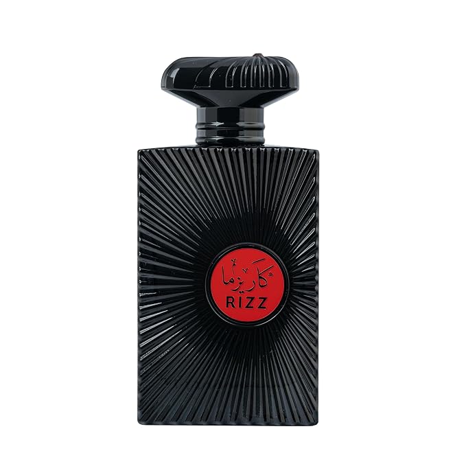ARIAZ Rizz Men’s Eau De Parfum 3.4 Oz - Warm Woody Aromatic Cologne with Bergamot, Apple, Cinnamon, Amber, Patchouli - Long-Lasting Evening Fragrance for Fall & Winter
