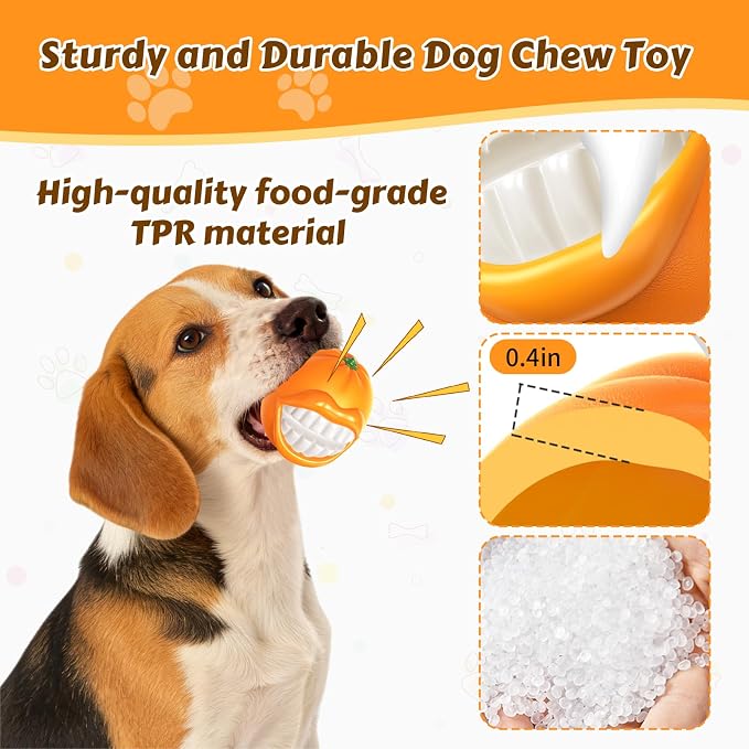 Tough Dog Chew Toys Indestructible Squeaky Toys for Aggressive Chewers Outdoor Swimming Interactive Tough Chew Toys for Medium and Large Dogs