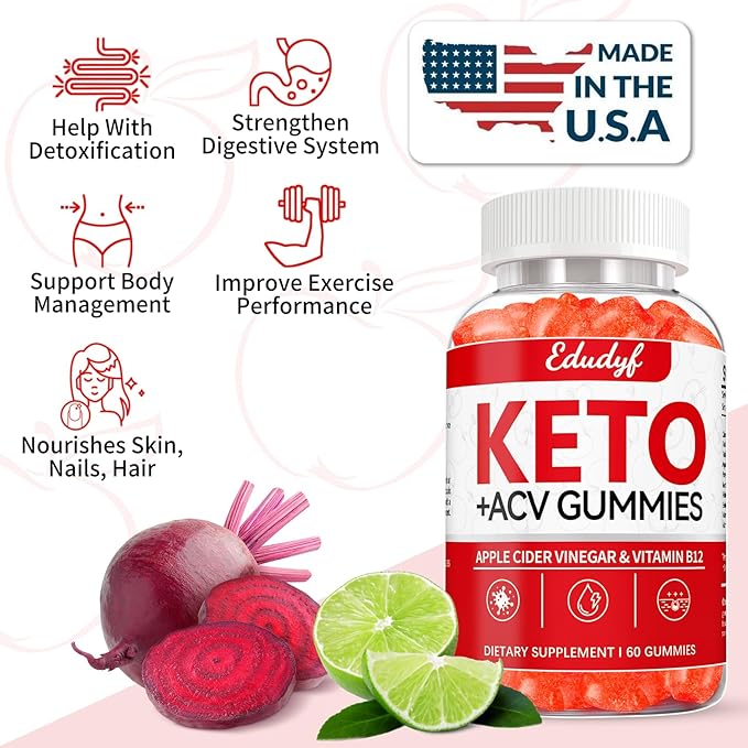 Natural Keto ACV Gummies for Women - Weight Loss,Curbs Cravings & Flat Tummy | Vegan, Gluten-Free, Sugar-Free | Supports Metabolism & Gut Health
