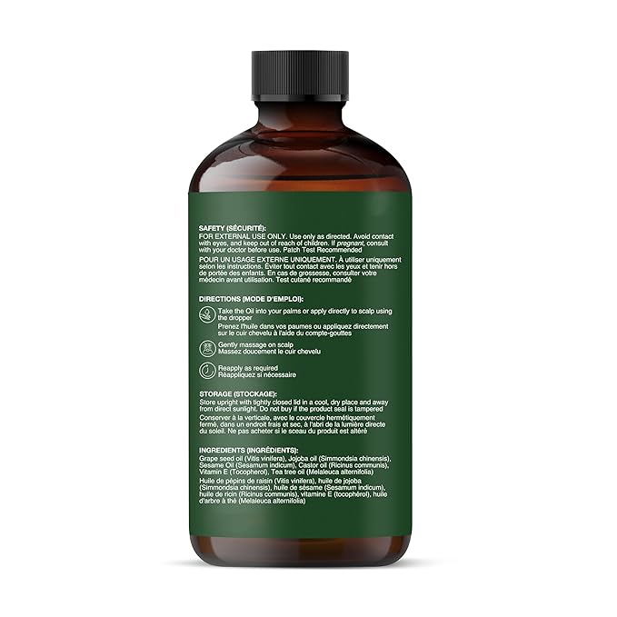 Botanic Hearth Hair Oil for Hair Growth & Hair Treatment Oils | Strengthening Dry, Frizzy, Damaged Hair & Scalp Treatment | Tea Tree Hair Oil – 2 Fl Oz