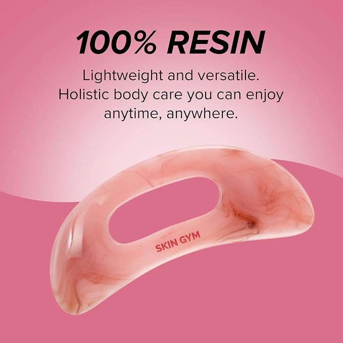 SKIN GYM Pink Body Gua Sha Tool – Massage Tool for Body Care & Skin Care