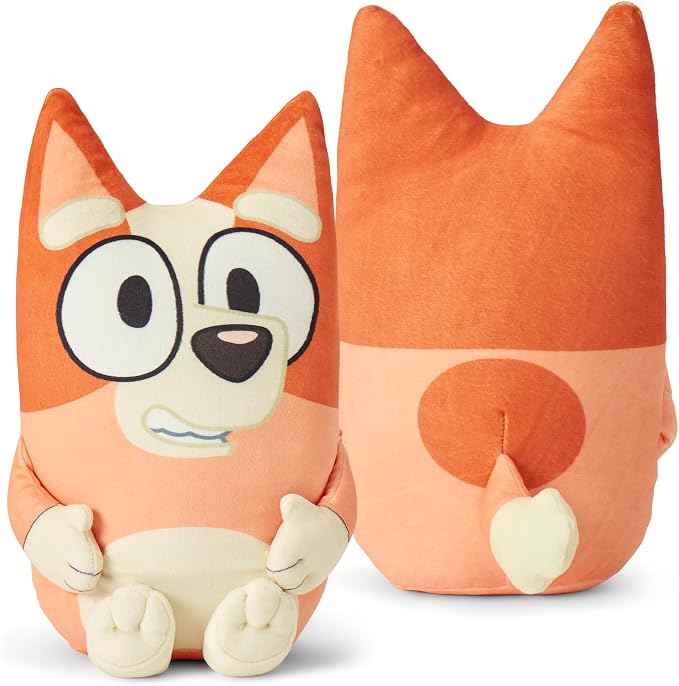 Northwest Bluey Sweet Sticker Fun Hugger Pillow & Silk Touch Throw Blanket Set, Stuffed Animal, 50x60 inch Blanket and 11 inch Plushie