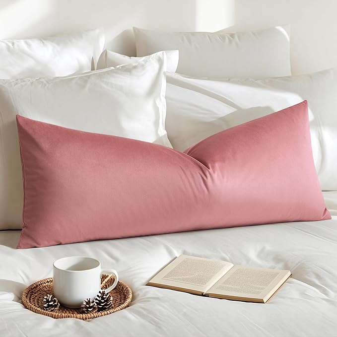 Artscope Luxury Velvet Lumbar Pillow Cover Super Soft Decorative Rectangle Throw Pillow Covers Case Cushion Covers for Sofa Couch Bedroom Car Decor 14x36 Inch Jam