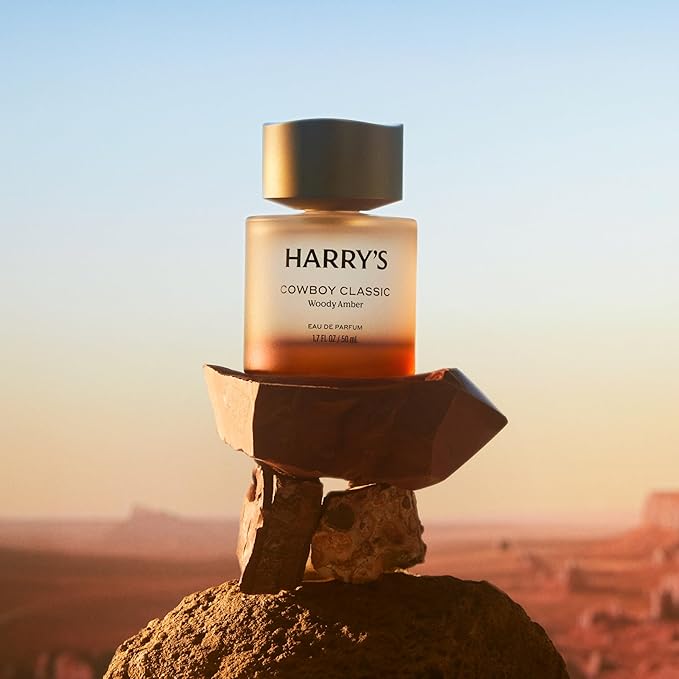 Harry's Cowboy Classic Men's Cologne - Woody Amber Scent - 1.7 fl oz - Notes of Bergamot, Cedarwood & Musk - Long-Lasting Eau de Parfum Men's Fragrance