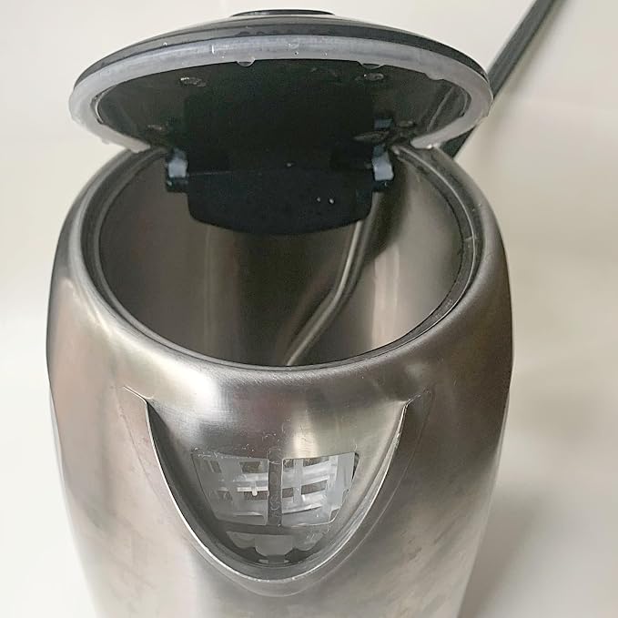 Chantal 1.8 QT Jupiter Electric Kettle, Stainless Steel, Silver