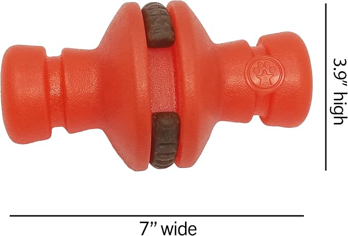 Starmark Twist and Lock Roller Interactive Dog Chew Toy
