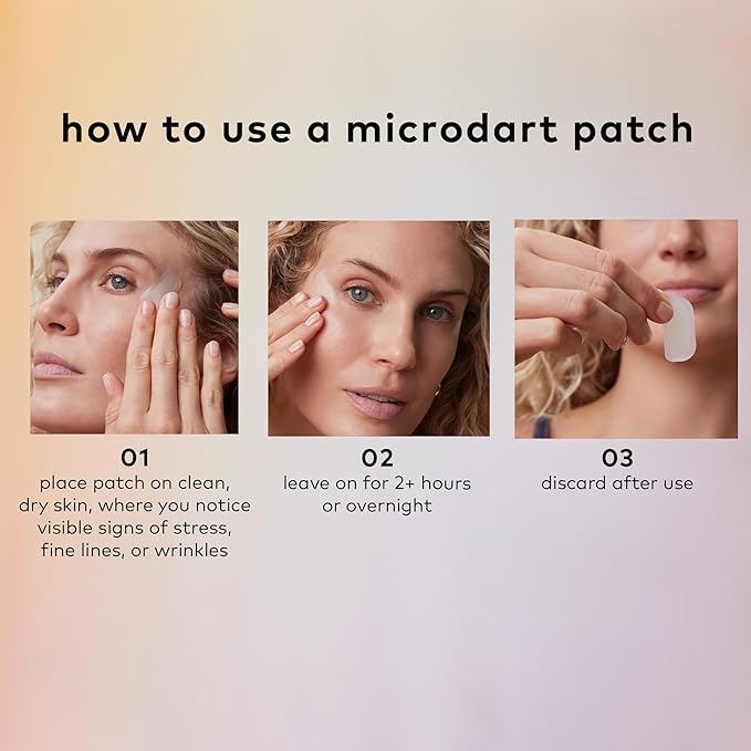 The Good Patch Un-Wrinkle Microdart Anti Wrinkle Patches for Crow’s Feet and Between Eyes, Made with Sodium Hyaluronate, Aloe Vera, Peptides, Clinically Proven (24 Total Microdart Patches)