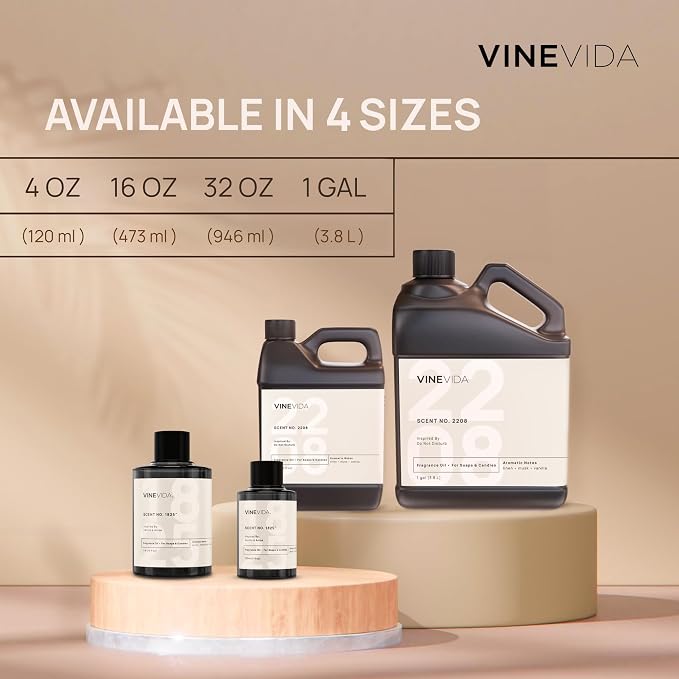 VINEVIDA Scent NO. 1030 Fragrance Oil for Cold Air Diffusers - 1 Gallon (8lbs) - Inspired by Trump International Hotel Las Vegas Hotel Scents - Diffuser Oil