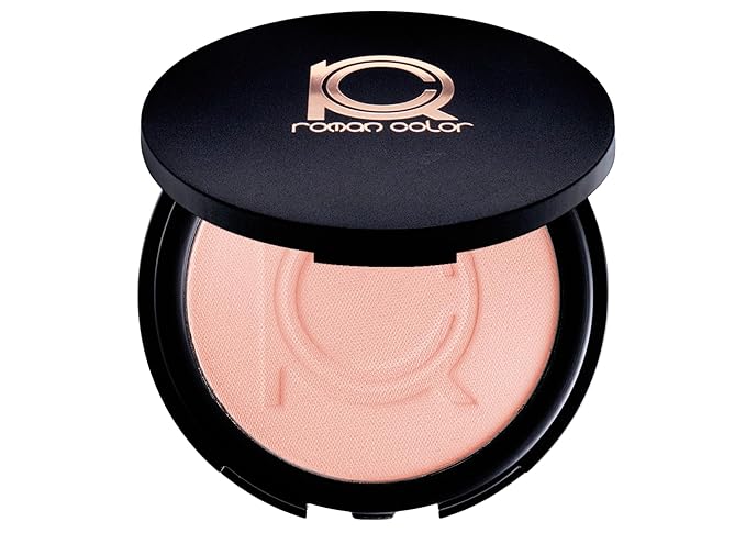Makeup Beauty Pressed Powder foundation Compact Full Coverage Foundation Skin Care Face Makeup Essentials Contour Palette Setting Powder fit me powder foundation makup 0.49 OZ (Rosado, 0.49 OZ)