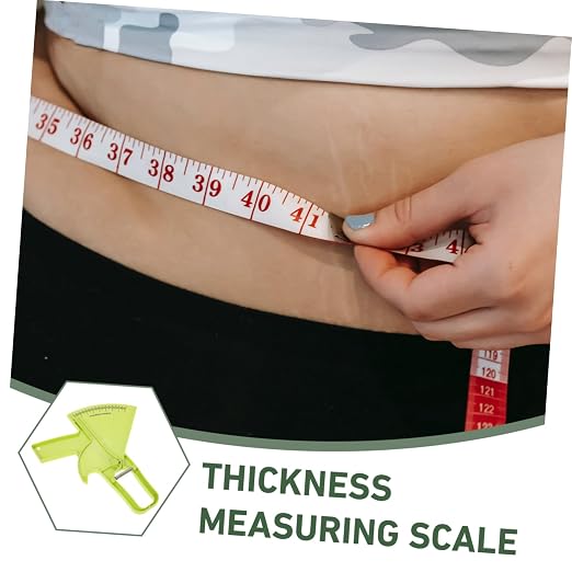 Accurate Skinfold Measurement Tool for Body Composition 1 Piece Portable Calipers for Men and Women Fitness Assessment Easy to Use for Personal Trainers