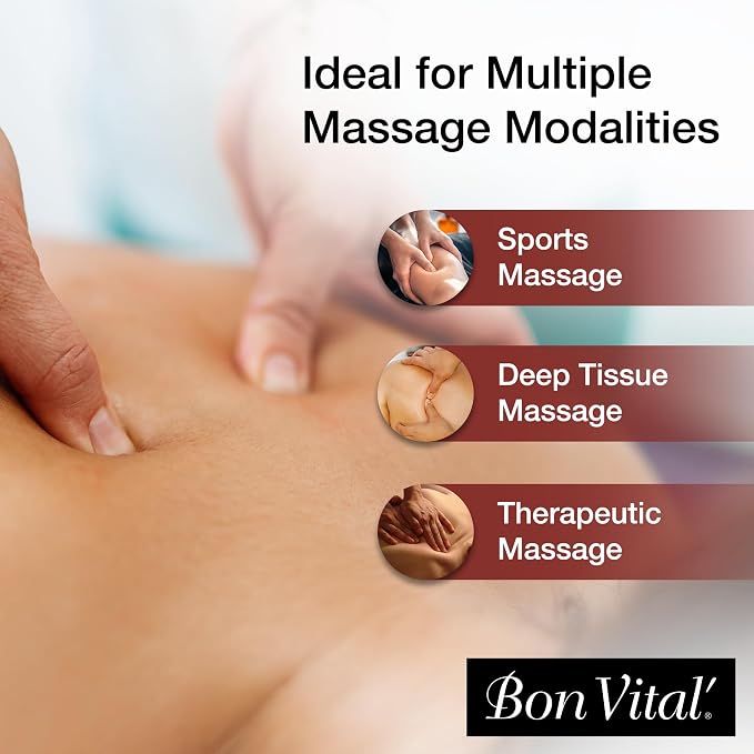Bon Vital' Sweet Almond Oil Skin & Hair Moisturizer & Gentle Massage Oil, Carrier Oil for Diffusers, Improve Hair Texture and Hydrate Skin, 100% Pure Massage Therapy Oil, 1 Gallon