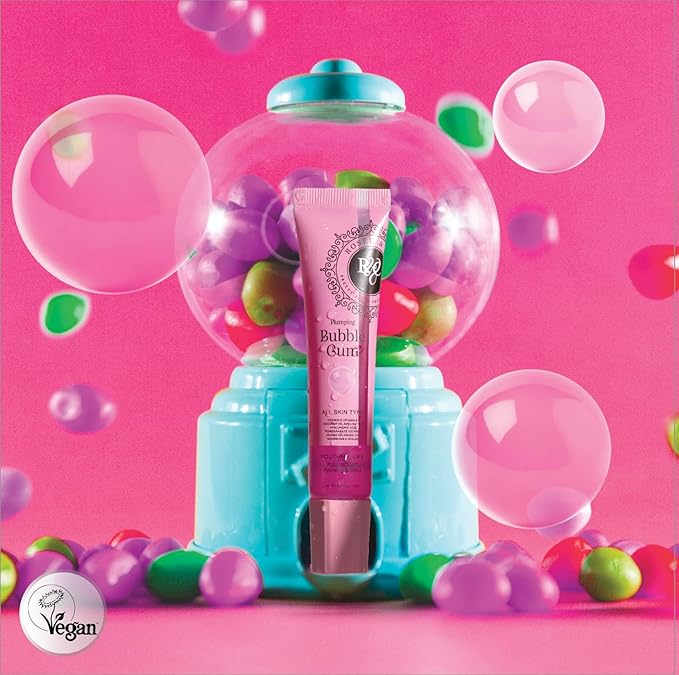 Rosee Lip Gloss Vegan & Cruelty Free Treatment, Professional Make up, Long Lasting Glossy with Shea Butter, Moisturize, Protect & Smooth, High Shine, Non-Sticky (h. Bubble Gum, 0.5)
