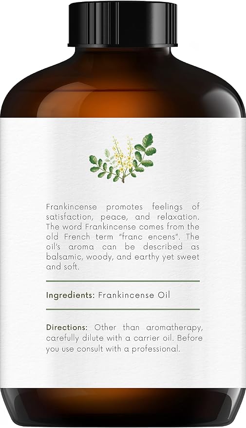 Handcraft Blends Frankincense Essential Oil, Lavender & Eucalyptus Essential Oil – Huge 4 Fl. Oz – 100% Pure and Natural Essential Oils – Premium Therapeutic Grade with Premium Glass Dropper