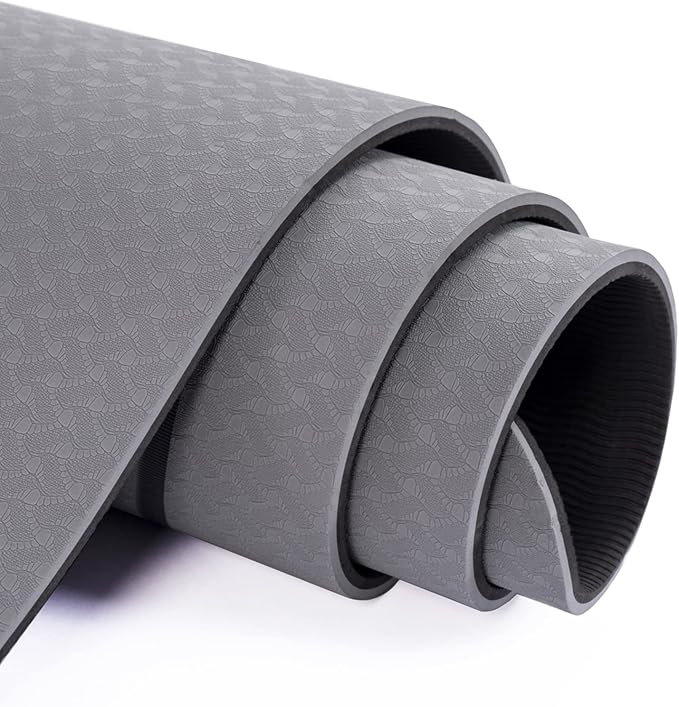 UMINEUX Yoga Mat Extra Thick 1/3'' & 2/5" Non Slip Yoga Mats for Women Eco Friendly TPE Fitness Exercise Mat with Carrying Sling & Storage Bag