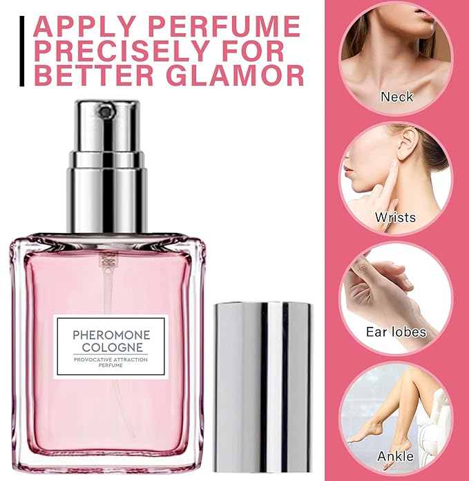 Pheromone Perfume for Woman, Long Lasting Perfumes for Women, Elegant Floral Notes, 12H Advanced Scent Release Formula, Travel-Size Womens Perfume for Romantic Date & Daily Wear, 20ml