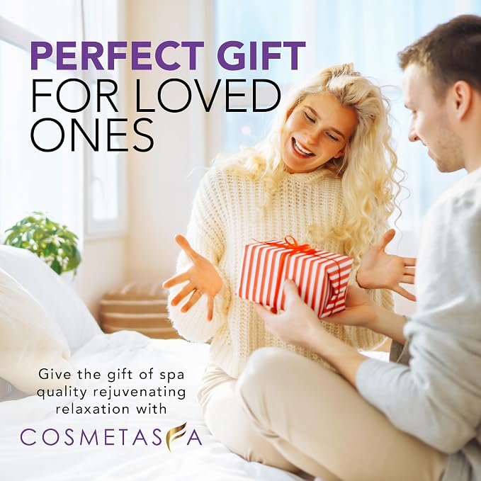 Cosmetasa Lavender Massage Oil for Massage Therapy - All Natural, Cruelty-Free & Spa Quality Skin Therapy Oil, Calming & Soothing Care - Lavender, Geranium & Grapeseed Oil (8.8 oz)