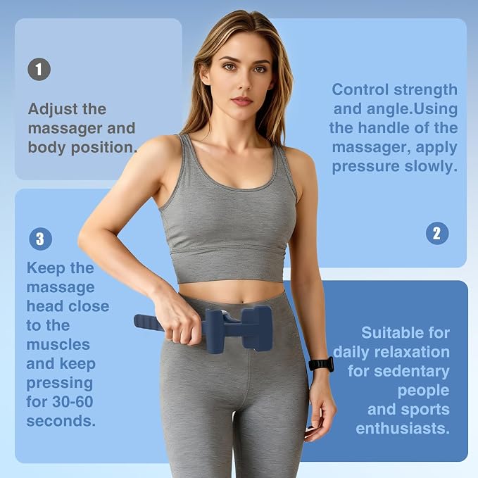Psoas Release Tool - Psoas Muscle Release Tool Fully Adjustable for Iliacus, Waist Pain Sciatica, Back&Posture Relief, Hip Flexor Release Tool and Trigger Point Massage Tool