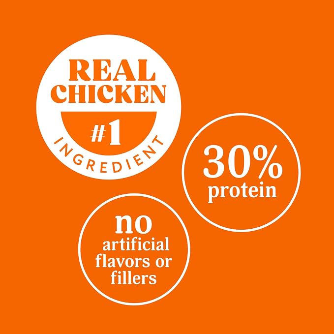 Milo's Kitchen Chicken Jerky Strips Dog Treats, 15 Ounce, (Pack of 4)