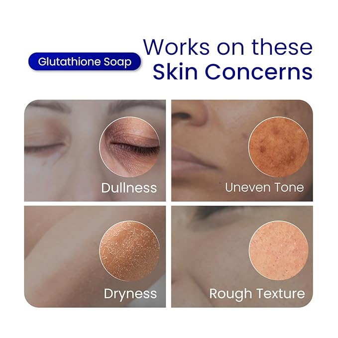 Relumins Glutathione Soap Bars - Deep Cleansing & Hydrating Soap for Smooth, Refreshed Skin Perfect - Gentle Exfoliating Formula for Face & Body - 2 x 150g Bars