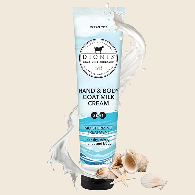 Dionis Goat Milk Hand & Body Cream Ocean Mist 3.3oz (Pack of 1)