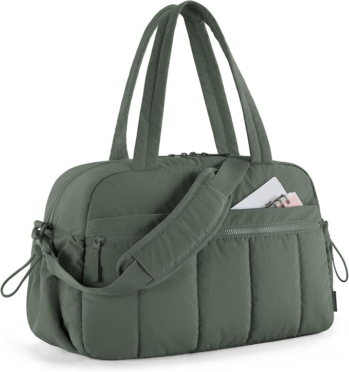 BAGSMART Gym Bag for Women, Duffle Bag for Travel with Wet Pocket, Lightweight Carry on Weekender Duffel, Water Resistant