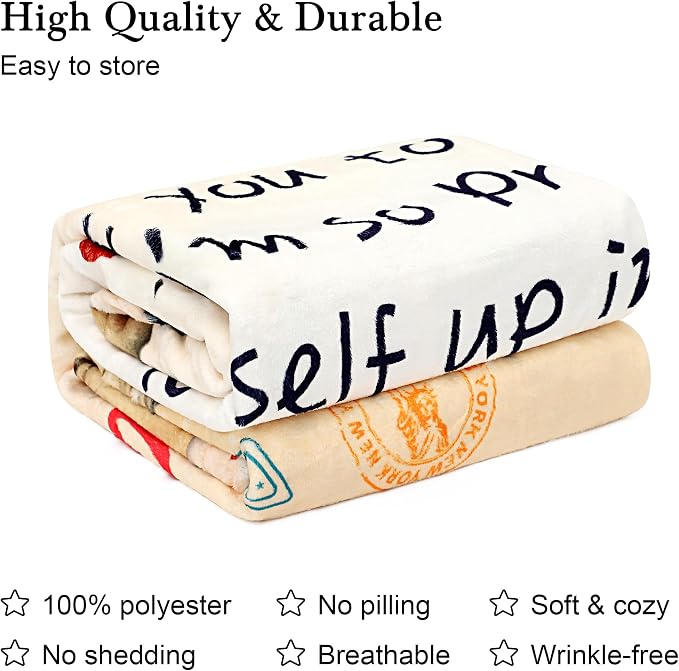 UFOORO Throw Blanket Gifts for Daughter from Dad, Best for Daughter, Present for Adult Daughters, Mothers Day Christmas Valentines Birthday Gifts 55"X70"
