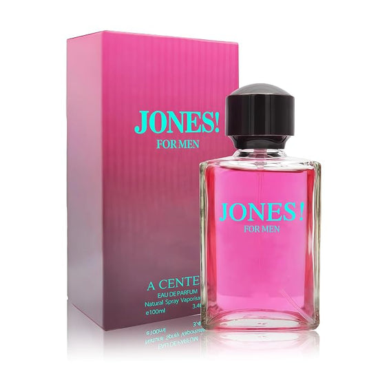 AFLUXE JONES! FOR MEN Eau de Parfum For Men- 90s Bold Vanilla & Iris Cologne | Long-Lasting Men's Fragrance Spray | 100ml