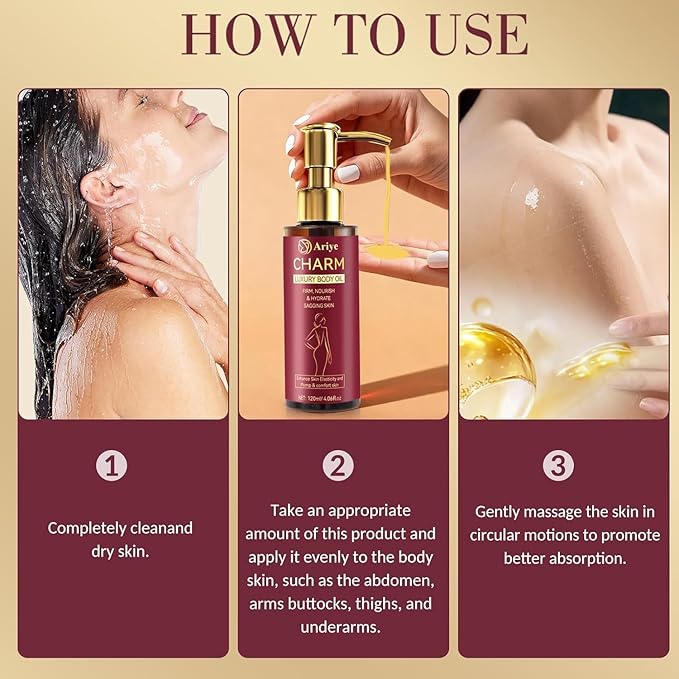 Body Firming Oil Glow-Remedy body oil for women,Body Oil After Shower Tightening&Hydrating Treatment for Arms,Legs,Stomach&Body,Natural Firming Oil for Dry Skin,Non-Greasy Body Serum-(4.06 Oz) 1pack