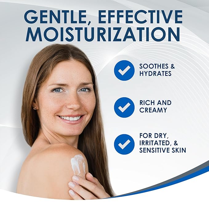 Vanicream Moisturizing Skin Cream with Pump Dispenser - 16 fl oz (1 lb) - Moisturizer Formulated Without Common Irritants for Those with Sensitive Skin