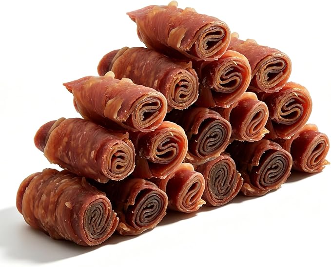 Jungle Calling 21 oz Triple Flavor Rolls, Chicken Duck & Beef, High Protein | Rawhide Free Treat for Small, Medium & Large Breeds, Limited Ingredient Chews Perfect for Daily Reward, Easily Digestible