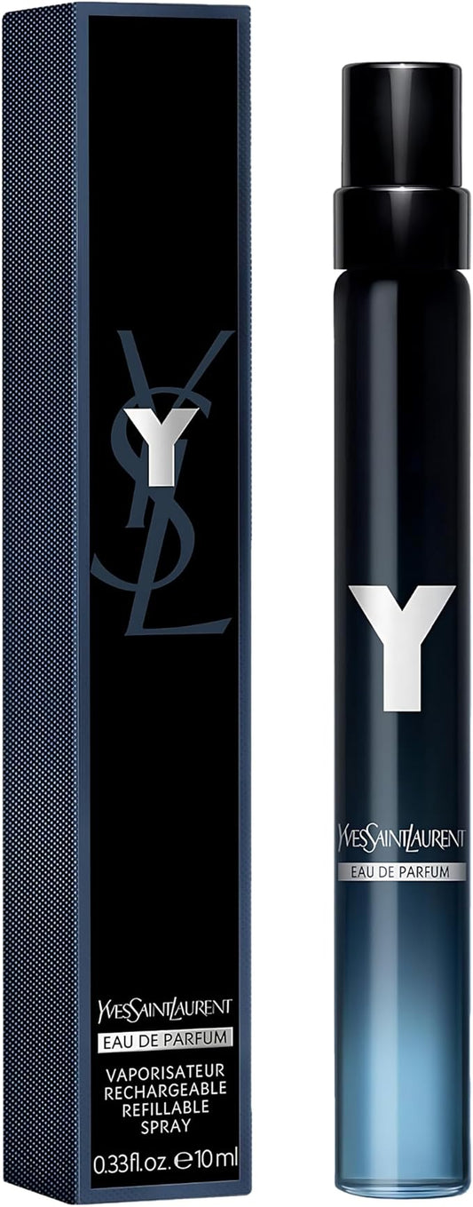 Y by Yves Saint Laurent for Men 0.33 oz Eau de Parfum Travel Spray Refillable