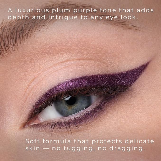 Honeybee Gardens Effortless Eye Liner Pencil in Passion - Plum Purple Eyeliner, Rich Pigment, Smooth Long-Wearing Color, Vegan & Gluten-Free