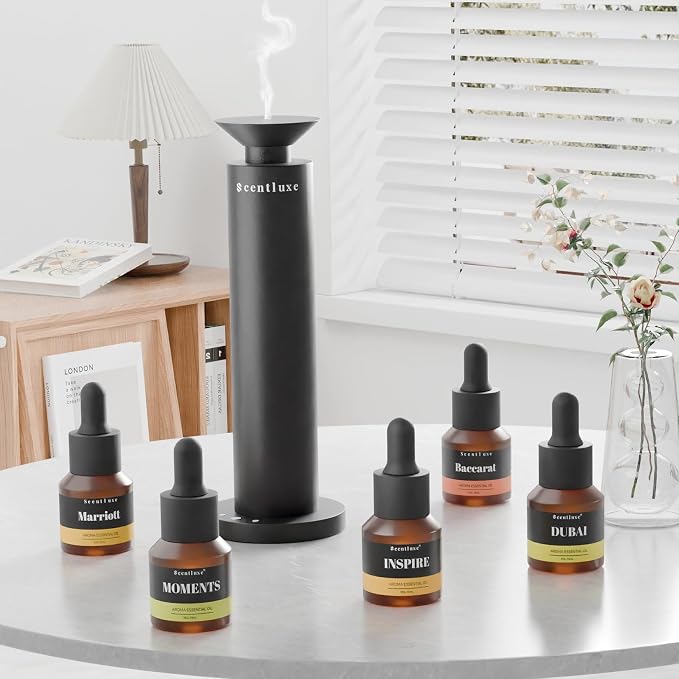 Scent Diffuser Oil - Moments - Inspired by JW Marriott for Home Premium Fragrance Oil for Ultrasonic and Waterless Diffusers and Crafting - 15 mL, Glass Bottle with Dropper