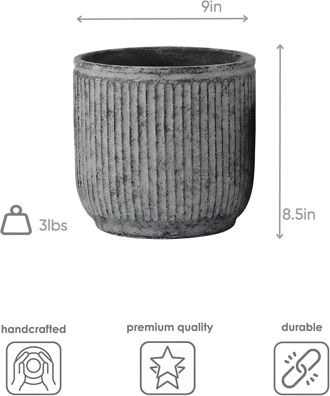 Etrus Textured Ceramic Planters (Medium)